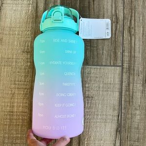 Apana Ombré Motivational water bottle “The Giant Jug” 128oz